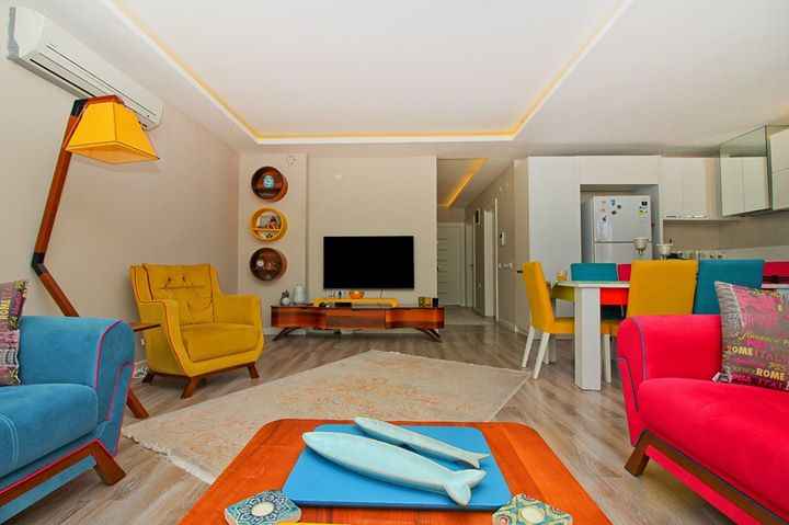 خرید آپارتمان یک خوابه با کلیه لوازم رفاهی منزل در آنتالیا منطقه لارا